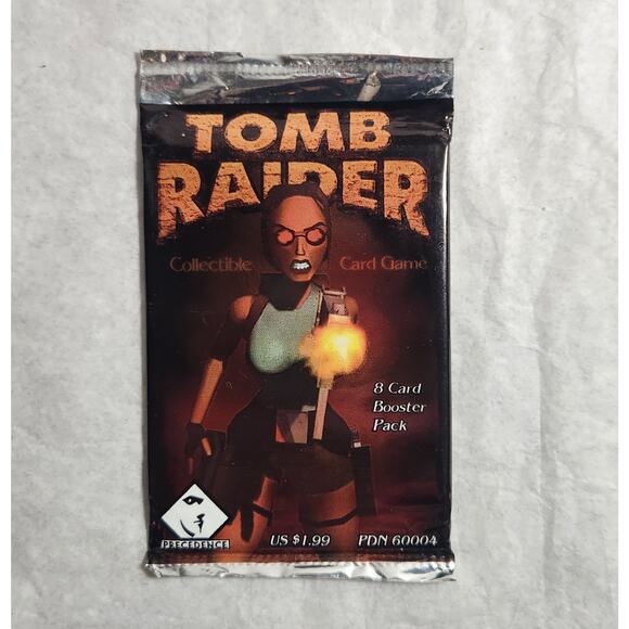 Tomb Raider CCG Vintage Lot Of 12 Packs Sealed 1999 Brand New - Picture 2 of 3